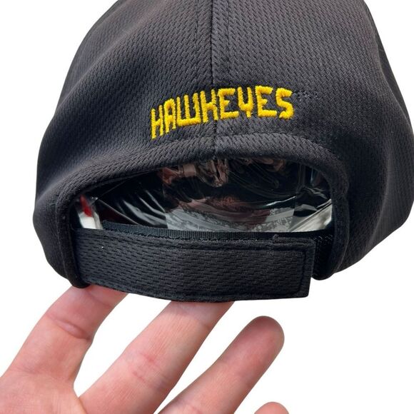 Iowa Hawkeyes university hat embroidered Velcro back strap - Picture 7 of 12